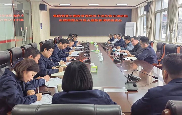 【主题教育】云煤（008PG国际）集团党委委员、纪委书记、监察专员覃崇辉到镇雄煤业公司开展主题教育调研