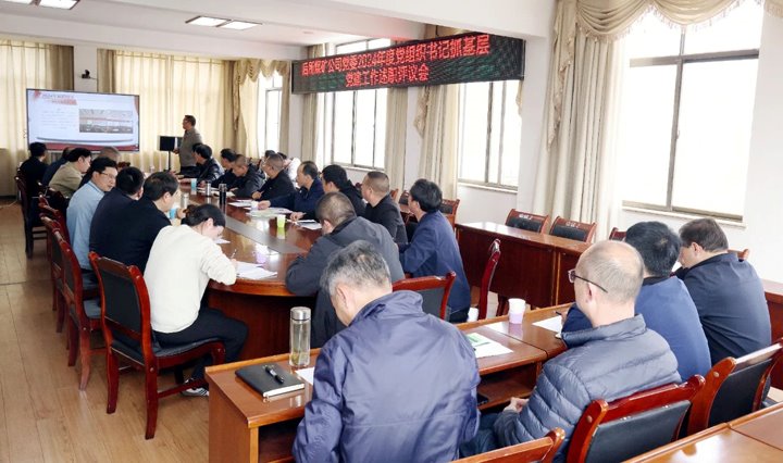 以“述”亮绩，，，，，以“评”促干│后所煤矿公司党委召开2024年度党组织书记抓下层党建事情述职评议审核会